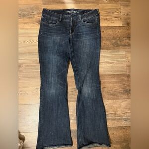 American Eagle Outfitters Dark Blue Flare Jeans
